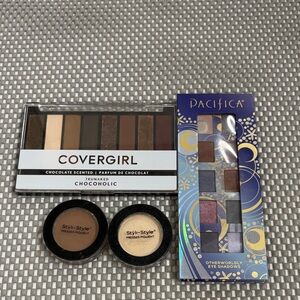 Eyeshadow Bundle including COVERGIRL Chocoholic, Pacifica Moonflower